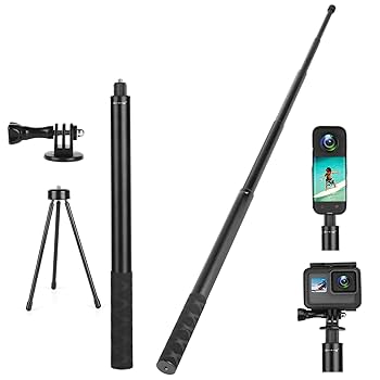 スマホアクセサリー Insta360 Extended Edition Selfie Stick Amazon.com: Insta360 Extended Edition Selfie Stick, 3m (9.8